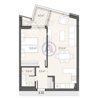 For sale - Apartment in Borovo,  Sofia