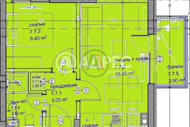Vânzare - Apartament în Kaîsieva gradina,  Varna