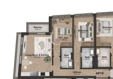 Vânzare - Apartament în Lozeneț,  Sofia
