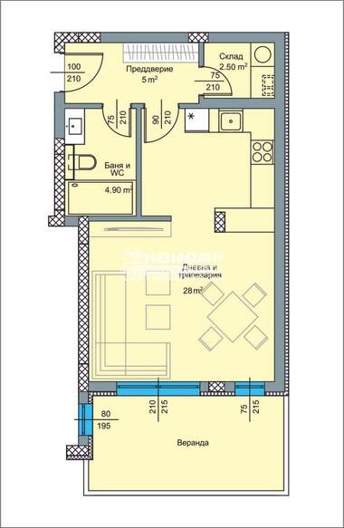 Satış - Apartman olarak Hristo Smirnenski,  Plovdiv