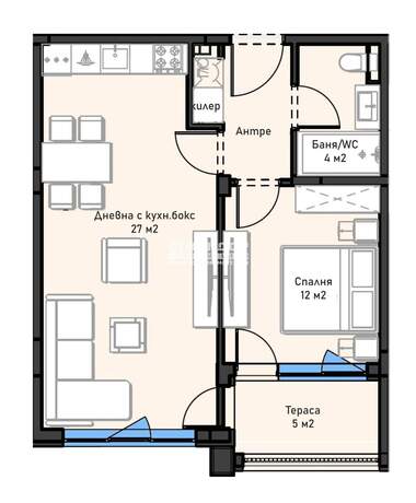 Vânzare - Apartament în Ostromila,  Plovdiv