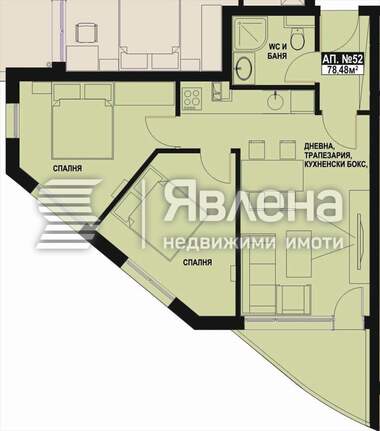 Продажба - Апартамент в Поморие,  Бургас