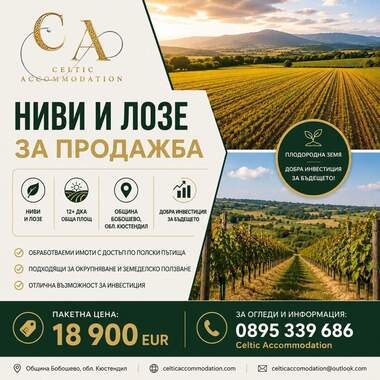 For sale - Agricultural land in Boboshevo,  Kiustendil
