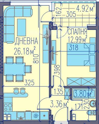 Продаж - Квартира у Центір,  Пловдів