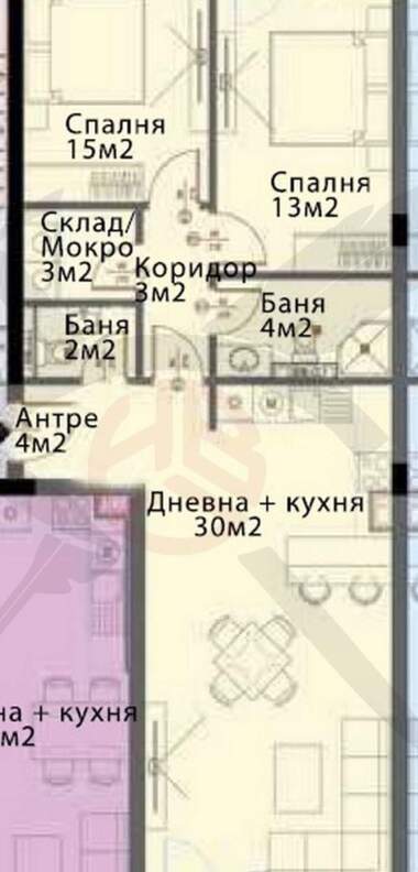 Πώληση - Διαμέρισμα σε Модерно Предградие,  София