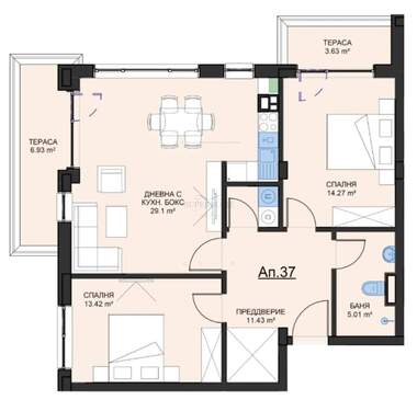 Verkauf - Wohnung in Malinowa Dolina,  Sovia
