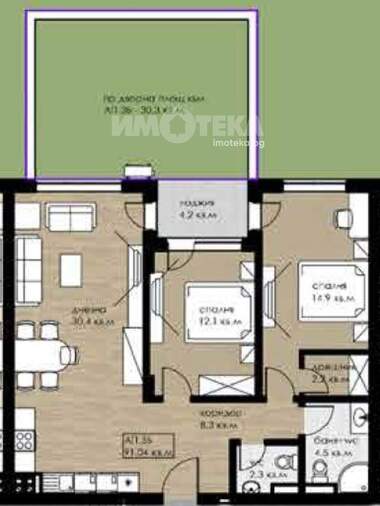 Vânzare - Apartament în Drujba-2,  Sofia