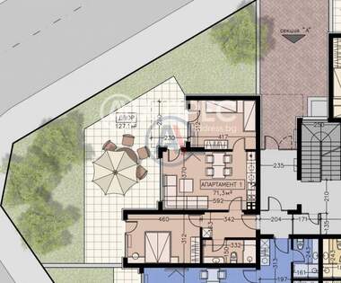 Satış - Apartman olarak Manastirski livadi-Iztok,  Sofia