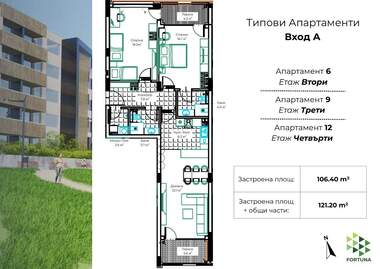Продажба - Апартамент в Промишлена зона - Юг,  Разград
