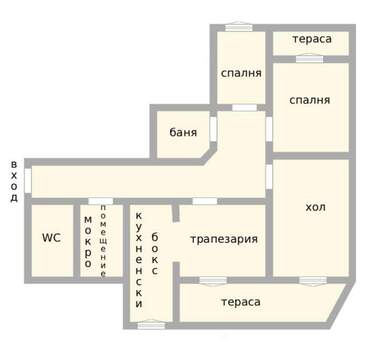 Verkauf - Wohnung in Zentar,  Targowishte