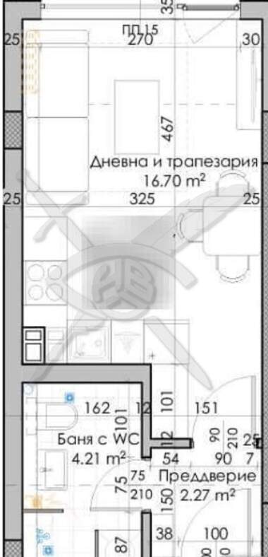 For sale - Apartment in Iujen,  Plovdiv