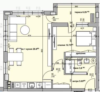 Verkauf - Wohnung in Studentsko gradtsche,  Stara Zagora
