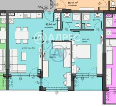 Vânzare - Apartament în Izgrev,  Burgas