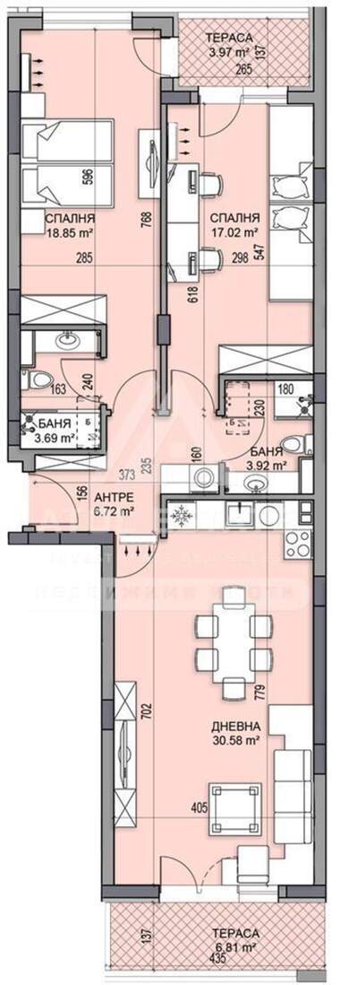 Vânzare - Apartament în Gagarin,  Plovdiv