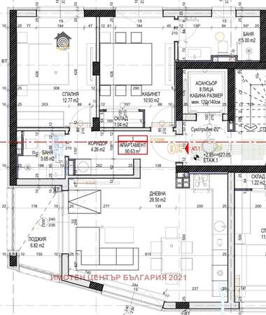 Vânzare - Apartament în Ovcea Kupel,  Sofia