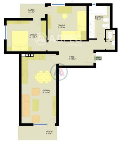 Vânzare - Apartament în Troșevo,  Varna