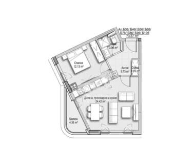 Satış - Apartman olarak Vitoşa,  Sofia