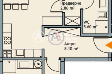 Vânzare - Apartament în k.k. Ceaîka,  Varna