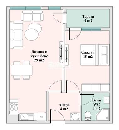 Vânzare - Apartament în Trakia,  Plovdiv