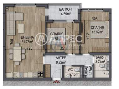 Verkauf - Wohnung in Owtscha Kupel,  Sovia