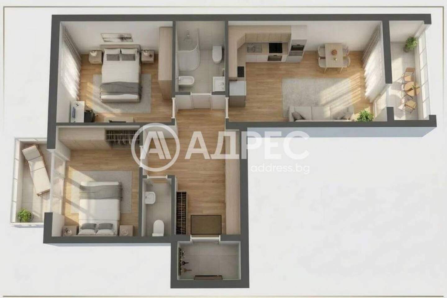Δίδωμο Διαμέρισμα σε Σουχατα ρεκα, Σόφια – φωτογραφία 4
