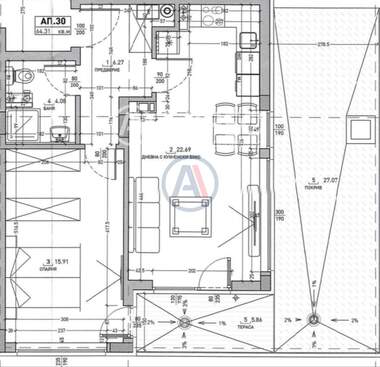 Vânzare - Apartament în Malinova Dolina,  Sofia