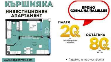 Vânzare - Apartament în Kărșiaka,  Plovdiv