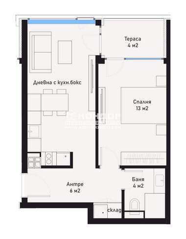 Satış - Apartman olarak Mladejki halm,  Plovdiv
