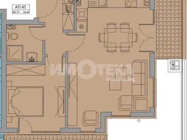 Satış - Apartman olarak Malinova Dolina,  Sofia