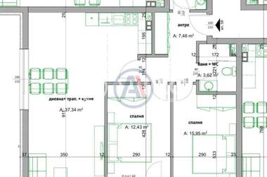 For sale - Apartment in Center,  Burgas