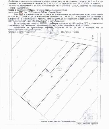 Продажба - Парцел за строителство в Белослав,  Варна