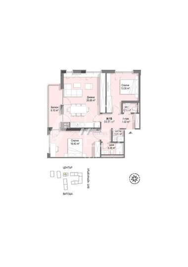 Verkauf - Wohnung in Krastowa wada,  Sovia