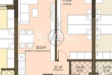 Satış - Apartman olarak Ovça Kupel 2,  Sofia