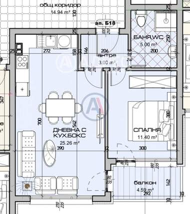 Vânzare - Apartament în Vinița,  Varna