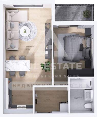 Vânzare - Apartament în Iujen,  Plovdiv