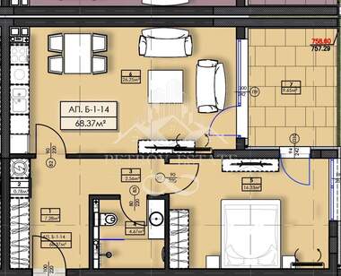 For sale - Apartment in Velingrad,  Pazardjik