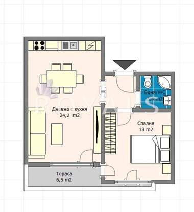 Satış - Apartman olarak Vladislavovo,  Varna