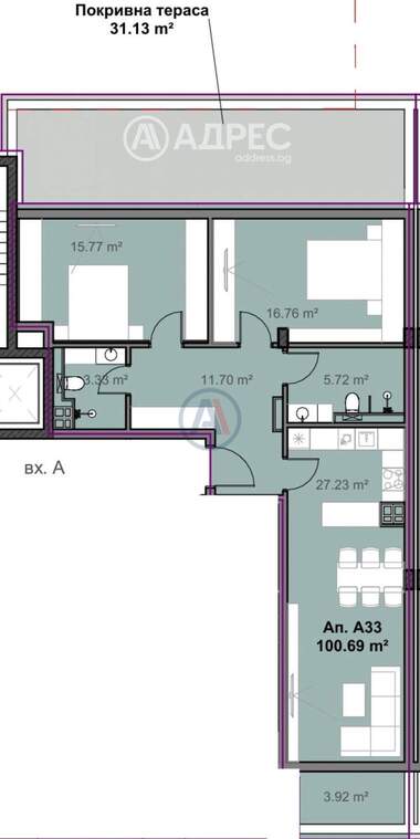 Satış - Apartman olarak Svoboda,  Sofia