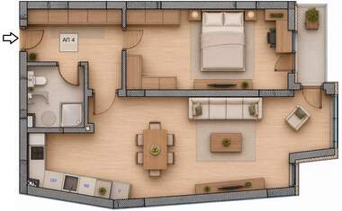 For sale - Apartment in Banishora,  Sofia