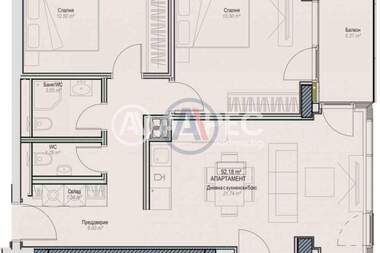 Vânzare - Apartament în Oboriștie,  Sofia