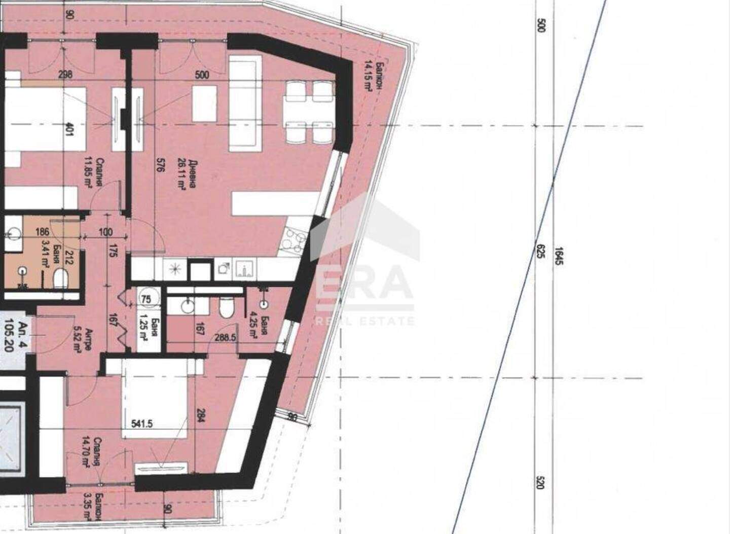 Тристаен Апартамент в Горна Баня, София – снимка 4