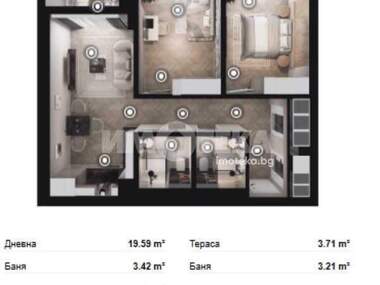 Vânzare - Apartament în Lozeneț,  Sofia