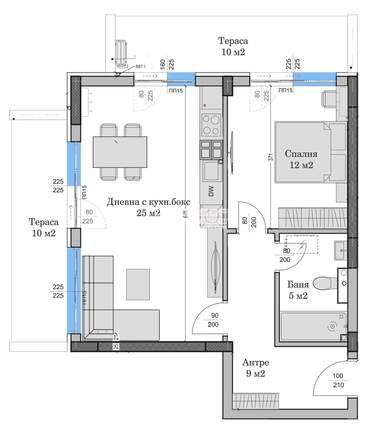 Vânzare - Apartament în Hristo Smirnenski,  Plovdiv