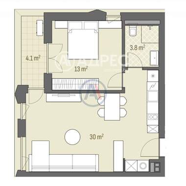 For sale - Apartment in Hadji Dimitar,  Sofia