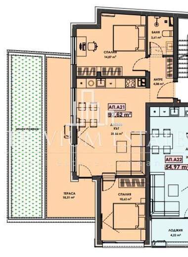 Satış - Apartman olarak Hristo Smirnenski,  Plovdiv