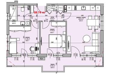 Vânzare - Apartament în Jeleznik-iztok,  Stara Zagora