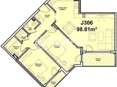 For sale - Apartment in Poligona,  Sofia