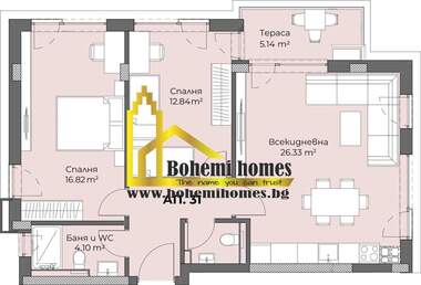 Satış - Apartman olarak Hristo Smirnenski,  Plovdiv