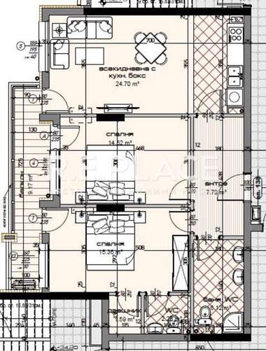 Verkauf - Wohnung in Mladost 1,  Warna