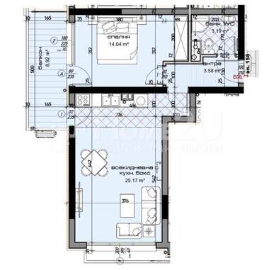 Verkauf - Wohnung in Mladost 1,  Warna